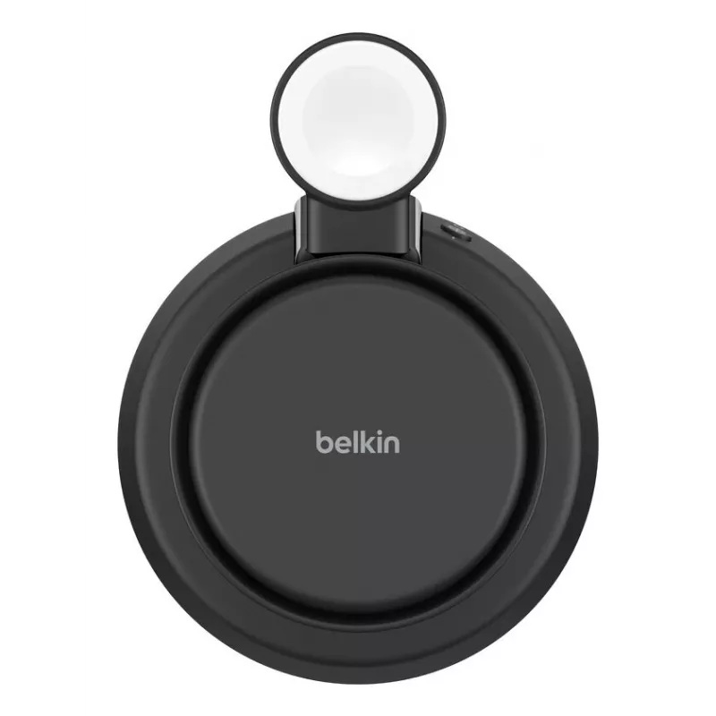 Indoor-Ladegerät Belkin UltraCharge Pro 25W Qi2 3-in-1 Magnetisches Ladegerät Charcoal