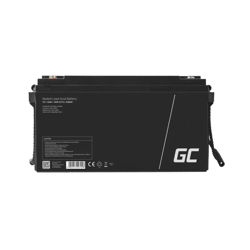 Batterie Grün Cell AGM28 industrielle wiederaufladbare Blei-Säure (VRLA) 12 V 65000 mAh, 1 Stück, 20 kg