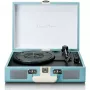 Riemengetriebener Audio-Plattenspieler Lenco TT-110 Blau Weiß halbautomatisch
