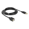 USB-Kabel DeLOCK USB2.0-B 2m USB B Schwarz