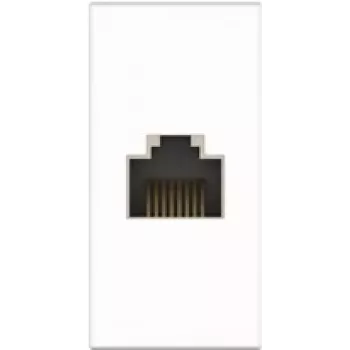 Kindermann 7464000927. Buchsen-Typ: RJ-45, Module Menge (max): 1 Modul(e). Produktfarbe: Weiß, Material: Kunststoff. Tiefe (min): 4,7 cm (7464000927)