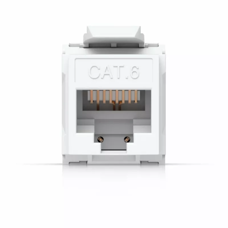 UBIQUITI CAT6 KEYSTONE JACK, 12ER-PACK. WERKZEUGLOSER KEYSTONE ZUM ANSCHLIESSEN EINER CAT6-ETHERNET-BUCHSE OHNE VERWENDUNG EINES PUNCH-DOWN- ODER CRIMPWERKZEUGS