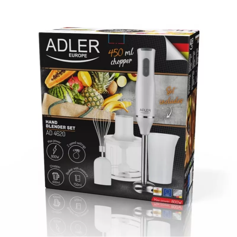 Adler AD 4620 Stabmixer 0,75 L 800 W Weiß