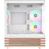 PC Micro Tower Gehäuse THERMALTAKE View 170 WS ARGB Snow — Micro ATX, weiß, 2x120mm Seite, 1x120mm Rückseite, Netzteil unten, unterstützt 2,5 Zoll/3,5 Zoll