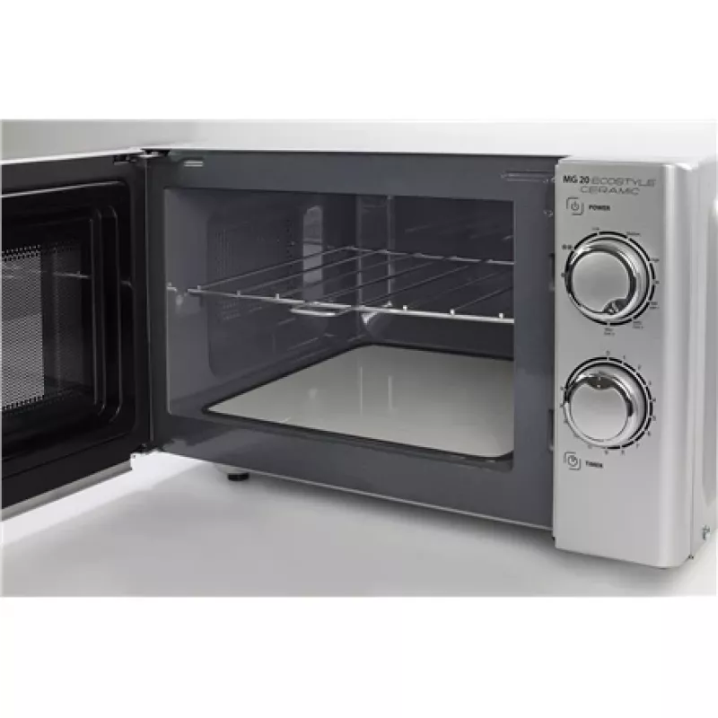 Caso | Ecostyle Ceramic | 03316 | Freistehend | 700 W | Grill | Silber