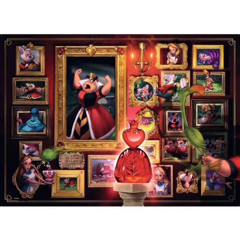 Puzzle Villainous: Queen of Hearts (1000 Teile)