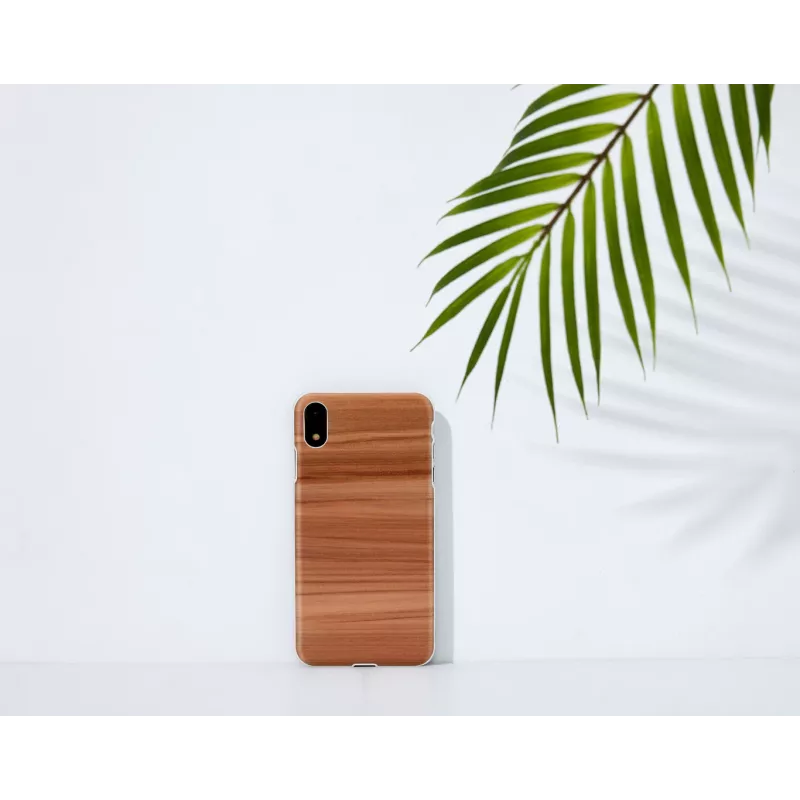 Smartphone-Hülle MAN & WOOD für iPhone XR, cappuccino white