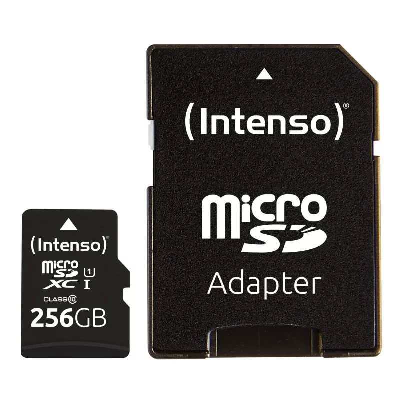 Flash-Speicher Intenso 256 GB UHS-I microSD Performance Class 10