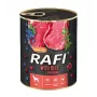 Dolina Noteci Rafi Nassfutter für Hunde mit Rindfleisch, Heidelbeeren und Cranberries – 800g