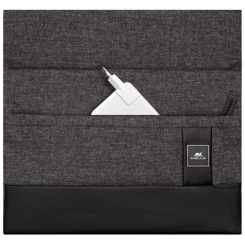 Hülle Rivacase 8802 Laptoptasche 33,8 cm (13,3 Zoll) Schwarz Grau