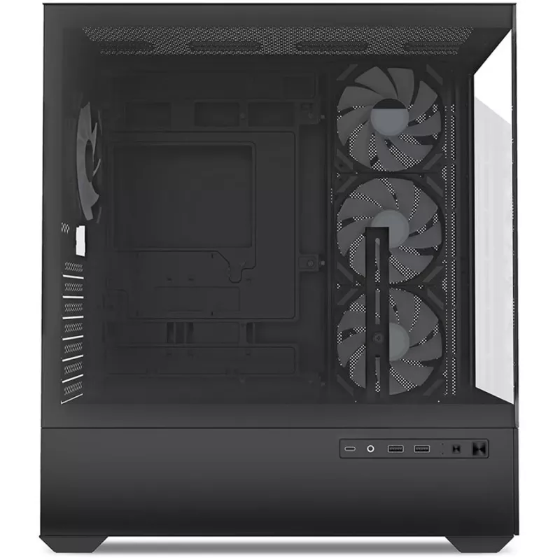 PC-Gehäuse Sharkoon AK6 RGB, ATX, Schwarz