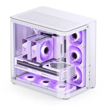 PC-Gehäuse Jonsbo TK-2 2.0 Midi Tower Schwarz