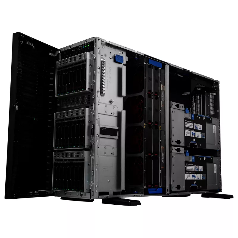 Tower-Server HP Enterprise ProLiant ML350 Gen11 Intel Xeon Silver 4510 2,4 GHz 12c 1P 64 GB DDR5 8x SFF 2x1000 W
