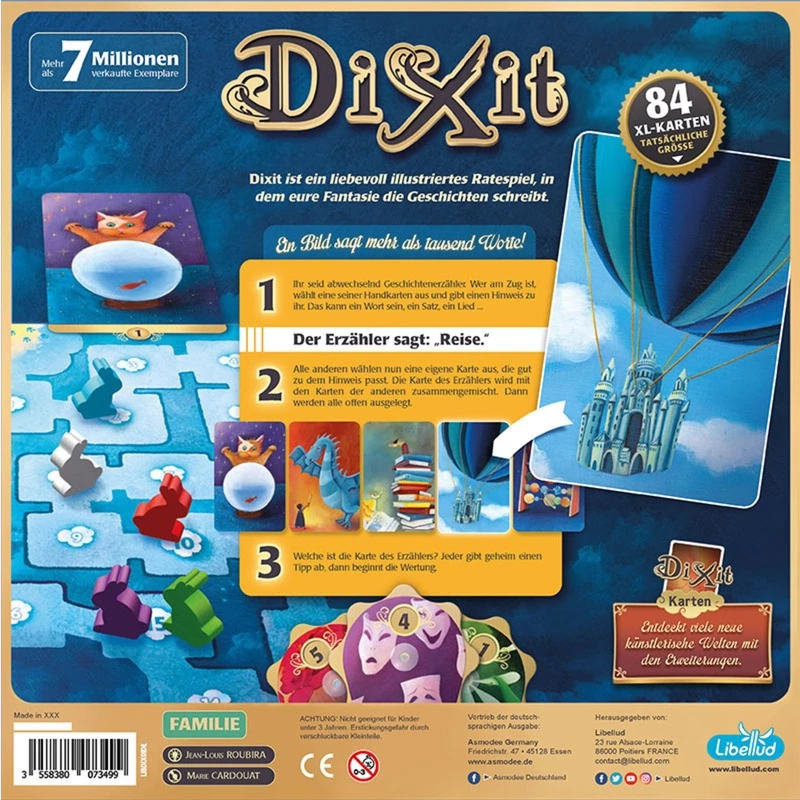 Kartenspiel Asmodee Dixit LIBD0016 — Rollenspiel, 30 min, Alter 8+