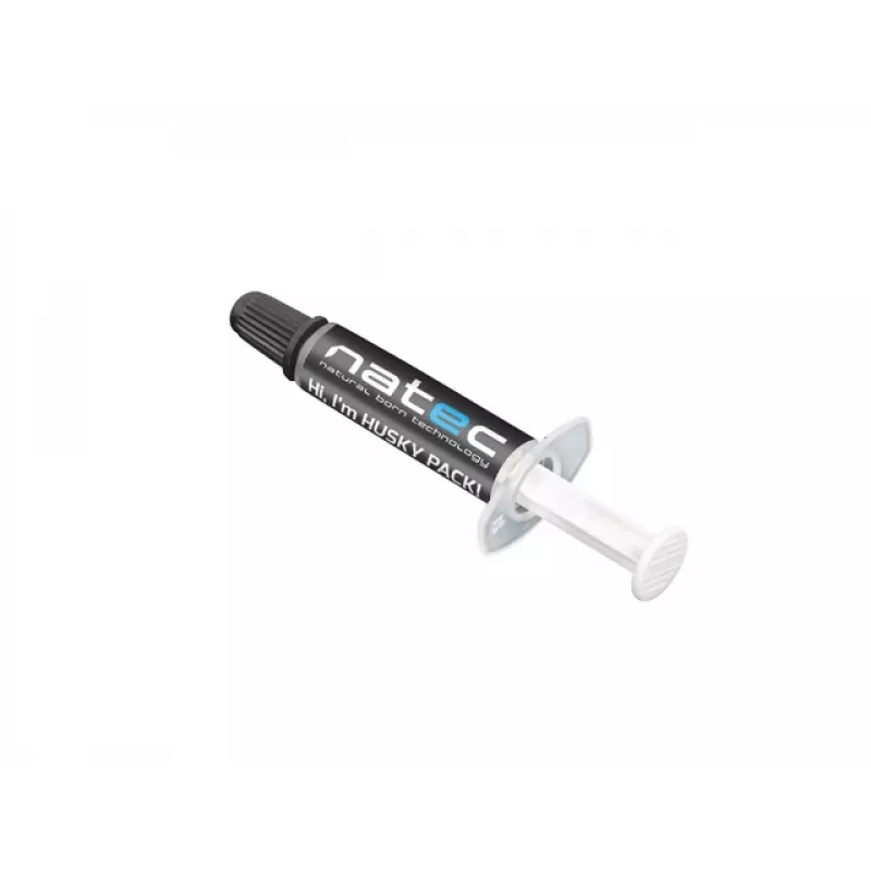 Wärmeleitpaste NATEC Husky Pack NPT-1581, Wärmeleitfähigkeit 4,63 W/m·K, grau, -30–280 °C, 10 Stück
