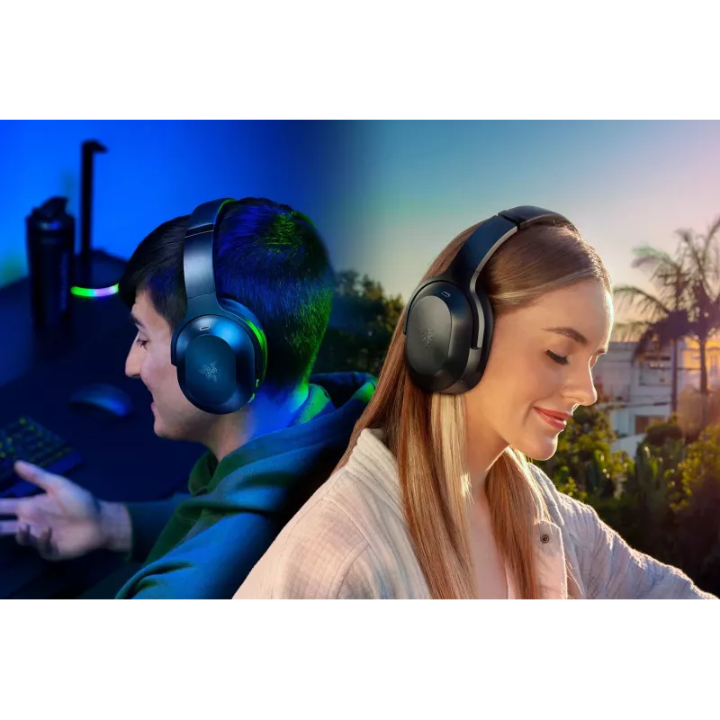 Razer Barracuda Pro Headset Kabelgebunden & Kabellos Bügel Gaming USB Type-C Bluetooth Schwarz