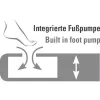 Luftbett Multi Comfort Plus 40053, Camping-Luftbett schwarz/Grau