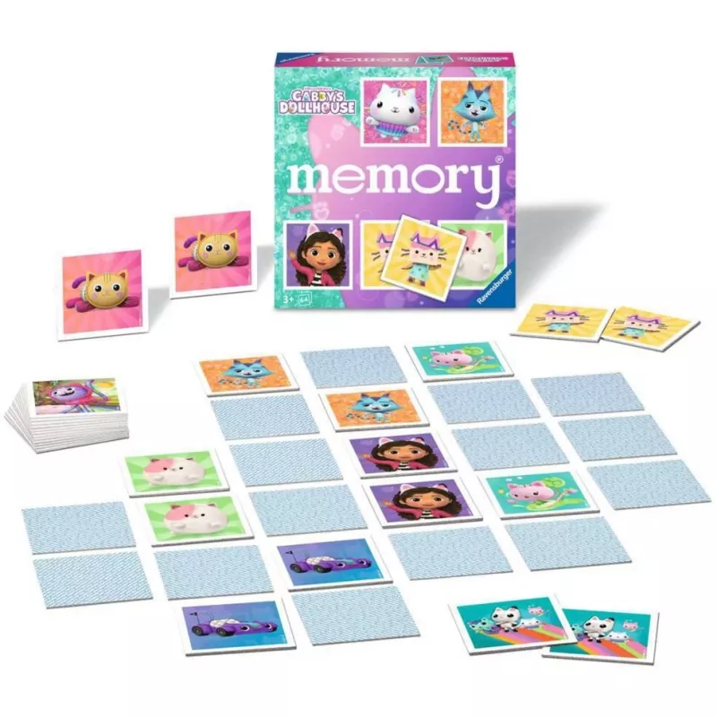 memory - Gabby's Dollhouse, Memory-Spiel