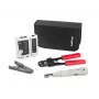 LANBERG Netzwerk-Werkzeugset Tester Abisolierer Crimpzange NT-0301 – RJ-12-Stecker-Unterstützung