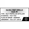Konstruktionsmodellbausatz Cobi SD.KFZ.138/1 Grille, 720 Teile, Ausstellungsmodell