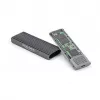 SSD-Gehäuse DeLOCK Externes USB Type-C Combo-Gehäuse für M.2 NVMe PCIe oder SATA SSD werkzeugfrei
