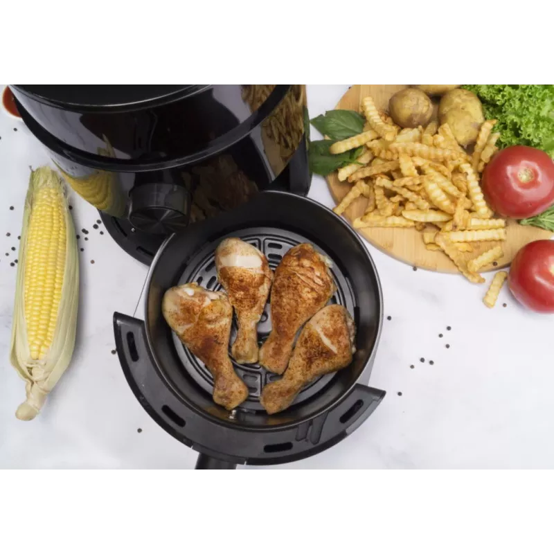 Heißluftfritteuse PRIME3 SAF31 – 2,5 L, 1200 W, Heißluft-Fritteuse ohne Fett, schwarz