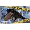 Metallspielzeug-Polizeirevolver Gonher 8-Schuss, Metallkonstruktion, Modell 258441