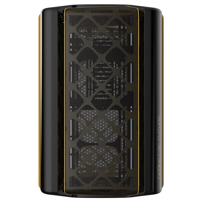 Computergehäuse Geometric Future M2 THE ARK Mini-ITX Gehäuse schwarz