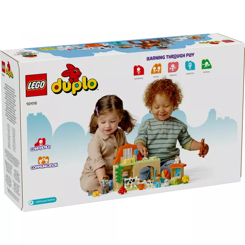 Bauspielzeug LEGO DUPLO Bauernhof Tierpflege Set 10416 — 74 Teile, 2 Minifiguren, Alter 2+