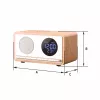 MANTA RDI912W Rimini Radiowecker, Bluetooth und kabelloses Laden, weiß