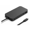 Dockingstation Microsoft Surface USB4 Dock Kabelgebunden Schwarz 100W Power Delivery