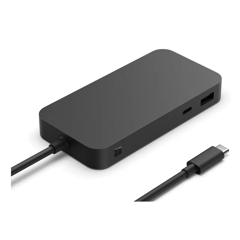 Dockingstation Microsoft Surface USB4 Dock Kabelgebunden Schwarz 100W Power Delivery