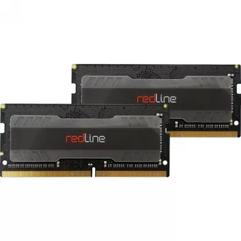 SO-DIMM 16 GB DDR4-3200 (2x 8 GB) Dual-Kit, Arbeitsspeicher schwarz, MRA4S320NNNF8GX2, Redline, INTEL XMP
