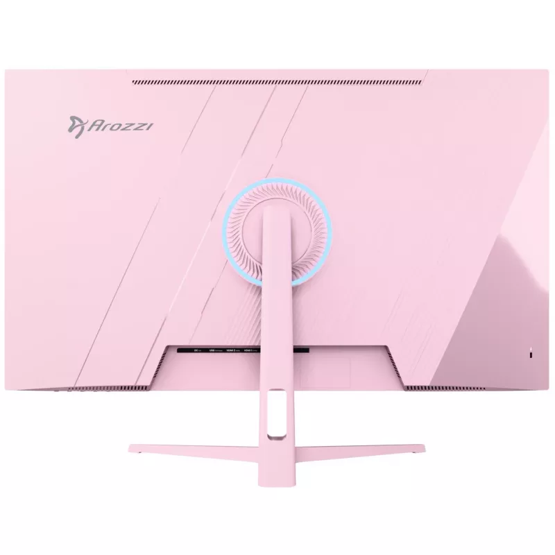 Computermonitor Arozzi Nova 32 Zoll (80 cm) 2560×1440 Quad HD LED 1 ms 16:9 Pink mit Lautsprechern und VESA