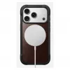 Handyhülle Nomad Rugged Leather Case für iPhone 17 Pro, 6,3 Zoll (16 cm), braun, Leder/TPU/Aluminium