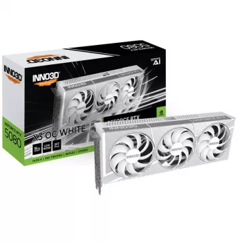 INNO3D GeForce RTX 5080 X3 OC White 16GB GDDR7 Grafikkarte