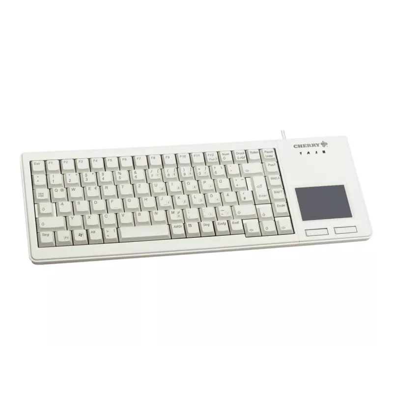 CHERRY XS Touchpad-Tastatur Universal USB QWERTZ Deutsch Grau