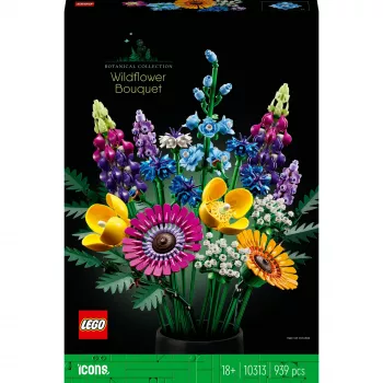 LEGO Icons Wildblumenstrauß Set 10313, Mehrfarbig