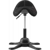 Ergonomischer Balancestuhl up up Toronto Schwarz Stoff mit längerer Gasfeder