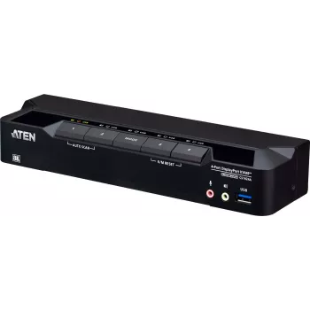 ATEN CS1924A KVMP-Switch 4-fach, DisplayPort, USB 3.0, 8K (CS1924A)