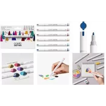 Layout-Marker-Set COPIC acrea 0,8 mm, 6 Stück