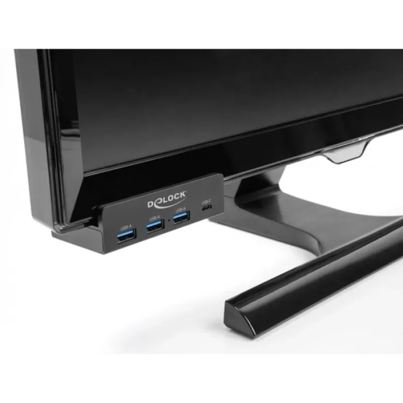 DeLOCK 64284 USB Hub Typ-A 5000 Mbit/s Schwarz