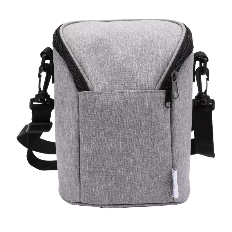 Thermotasche Olympia BT 50 — schwarz/grau, Reißverschluss, 225×170×110 mm