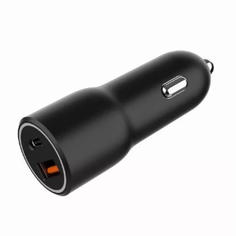 Auto-Ladegerät für Mobilgeräte Gembird TA-UC-AC2PDQC38-CAR-01, USB-C, 38 W, 12–24 V, schwarz