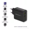 Netzteil QOLTEC 51717 45W 20V 3A AC Ladegerät für Innenräume für Smartwatch, schwarz