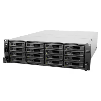 NAS Rack-Server Synology RS2825RP+ 16-Bay (3U) V1780B 3,35 GHz, 8 GB DDR4, HDD/SSD-Unterstützung, Grau