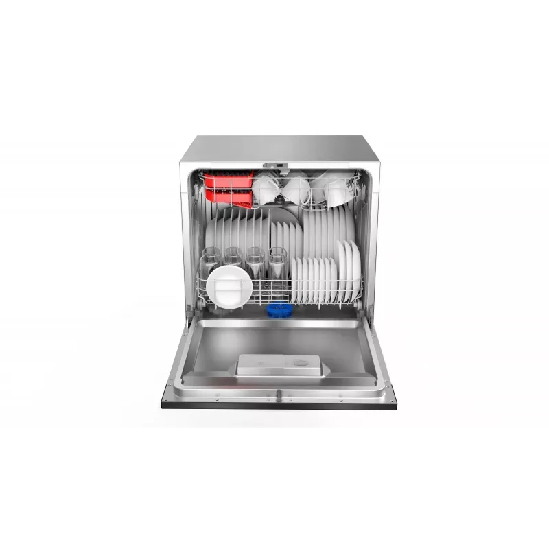 Geschirrspüler Toshiba DW-08T2EE(W)-PL, 8 Gedecke, Energieeffizienzklasse F, 49 dB, 55×59×50 mm