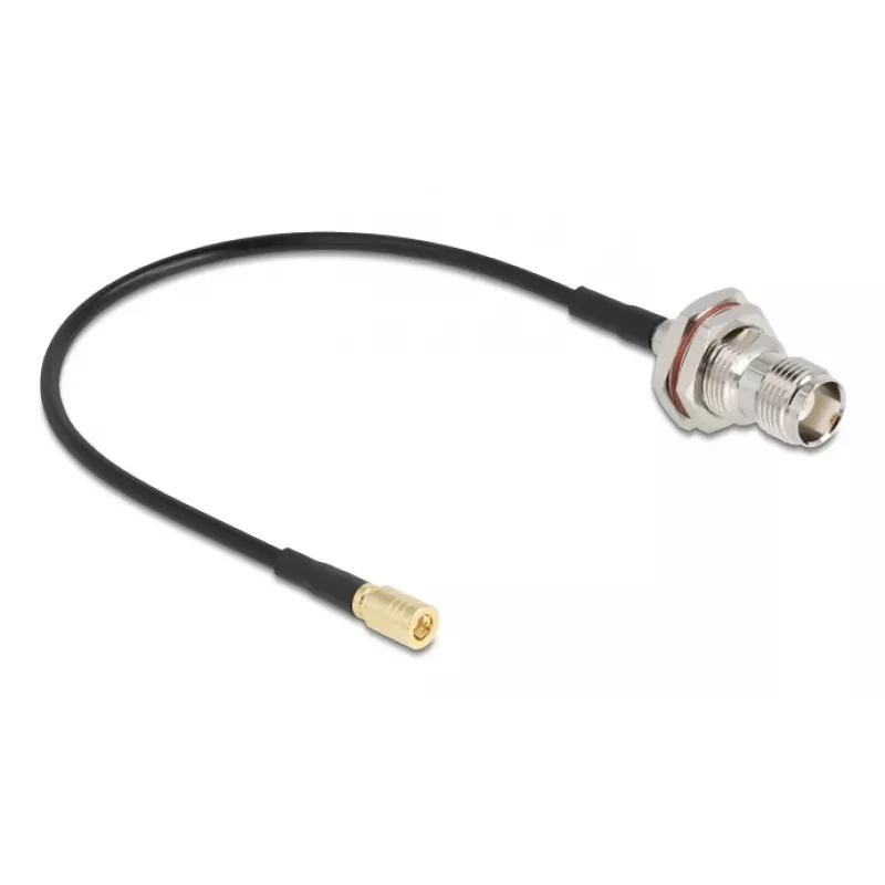 Delock Antennenkabel TNC Buchse auf SMB Stecker RG-174 20 cm (90724)