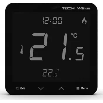 Kabelgebundener Raumthermostat R-S3 WG.23.0060 schwarz 230V – kabelgebundener Raumthermostat, 230 V, schwarz