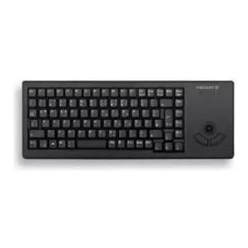 Kabelgebundene Cherry-Tastatur G84-5400LUMCH-2 – 89 Tasten, USB, 2,5 m Kabel, Schwarz